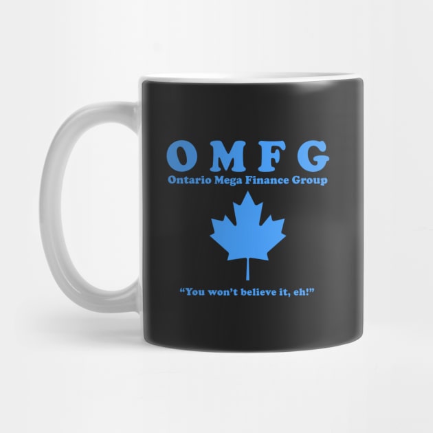 OMFG - Ontario Mega Finance Group IT Crowd Shirt by boscotjones